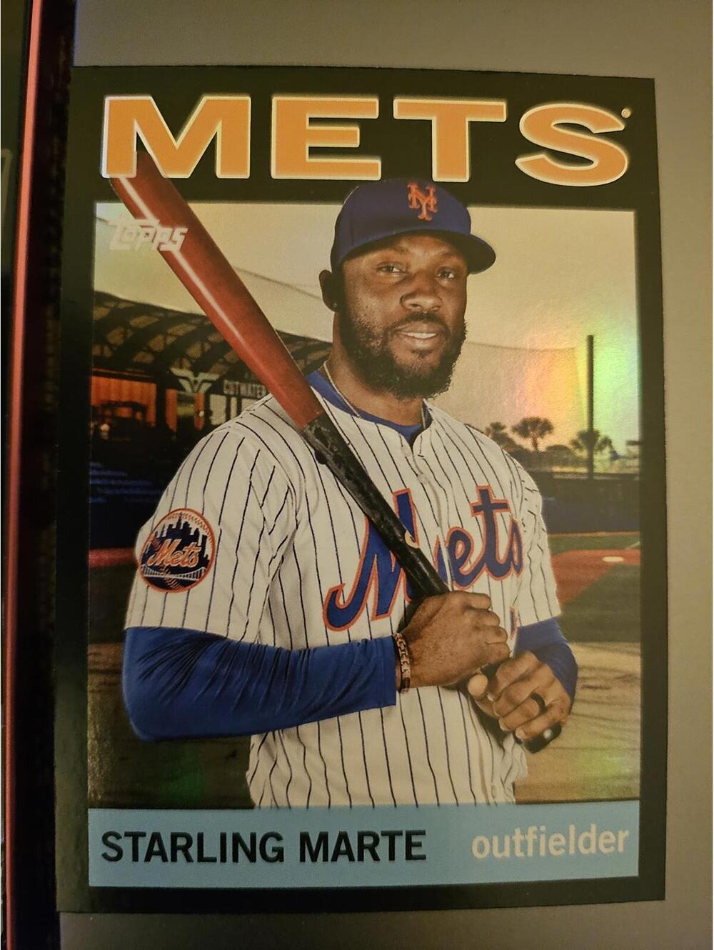 Starling Marte - 2025 Topps Archives BLACK Insert  #92 - Mets - RAW mint - Picture 1 of 2